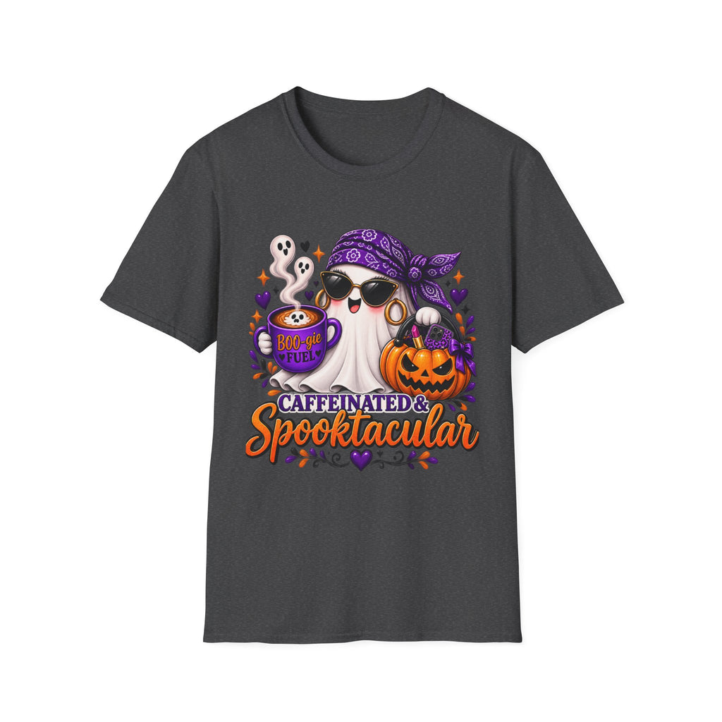 Caffeinated & Spooktacular Halloween Tee