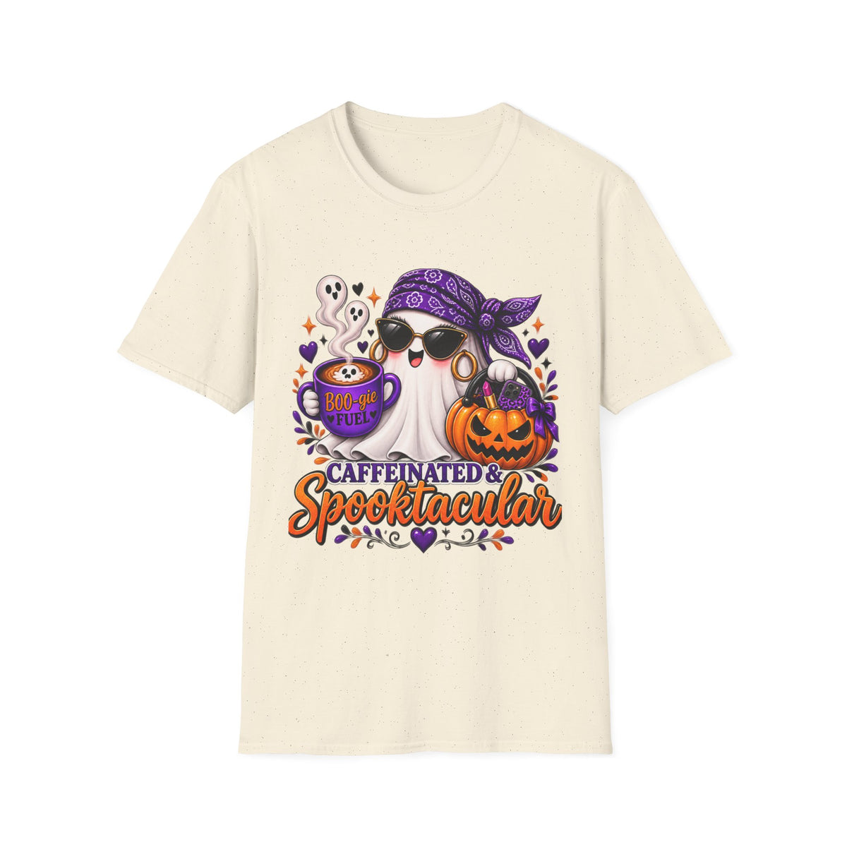 Caffeinated & Spooktacular Halloween Tee
