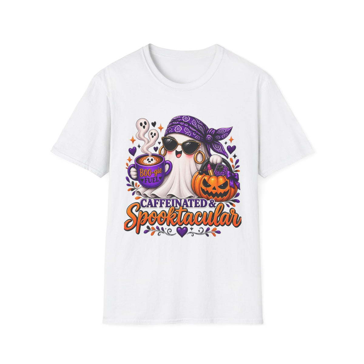 Caffeinated & Spooktacular Halloween Tee