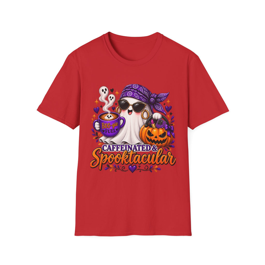 Caffeinated & Spooktacular Halloween Tee