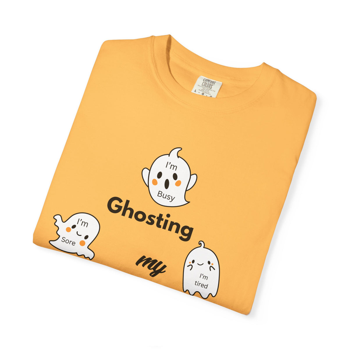 Ghosting My Excuses T-Shirt | Halloween Fitness Graphic Tee